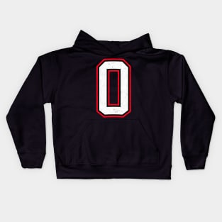 Number Zero 0 Kids Hoodie